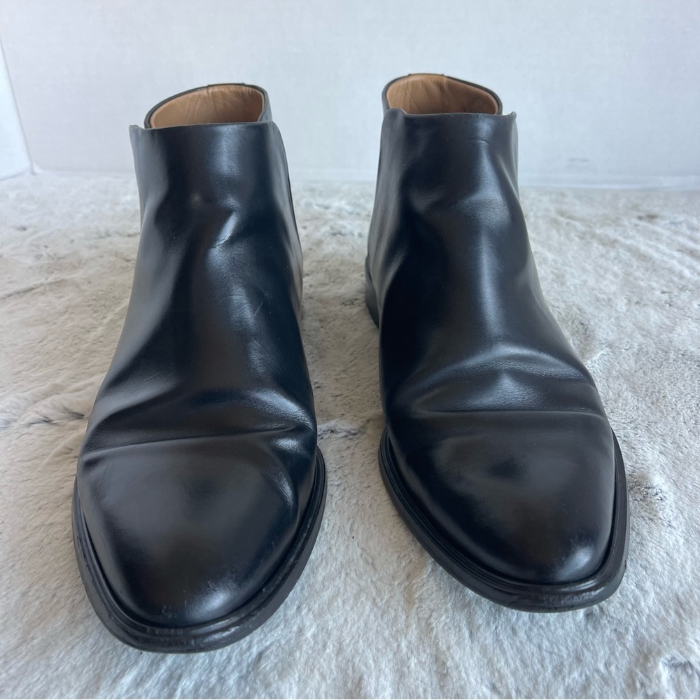 Everlane The Modern Black Leather Ankle Boot 9.5 - Picture 3 of 15